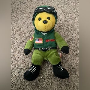 Team Beans Authentic Armed Forces Air Force Plush Bear Unity